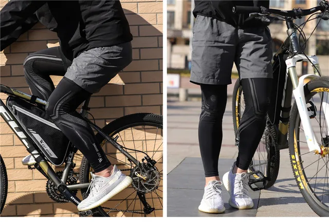 Scaldamuscoli Per Ciclismo Uomini E Donne - Leggings MTB, Copertura Sunproof | Per Bici E Sport - Foto 5