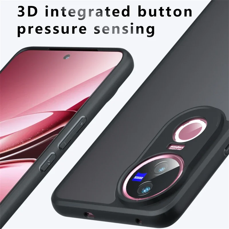 Translucent Anti-Knock Matte Phone Case - Full Edge Protection Back Cover
