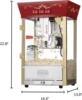 Popcorn Machine - 8oz Popper with Stainless-Steel Kettle, Reject Kernel Tray, Warming Light, and Accessories by Great No 2