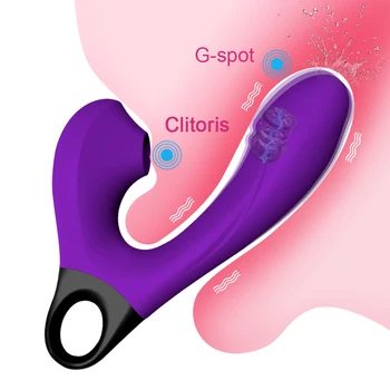 Powerful Dildo Vibrators Female Clit Sucker Clitoris Vacuum Stimulator G-Spot Adults Goods Sex Toys for Women 2