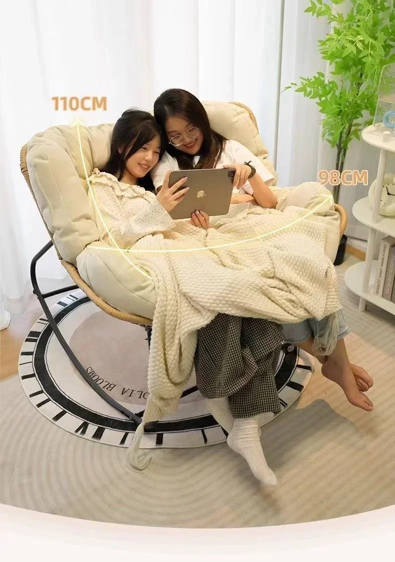 Description Picture 6 of itemRocking chair recliner adult balcony home leisure lazy sofa living room single sofa Internet celebrity rocking chair
