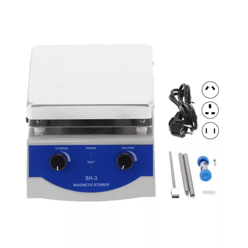 일정한 온도 가열 물리적 기계 실험실 장비 3000 V/110V 220 W 500 ml 실험실 자기 교반기