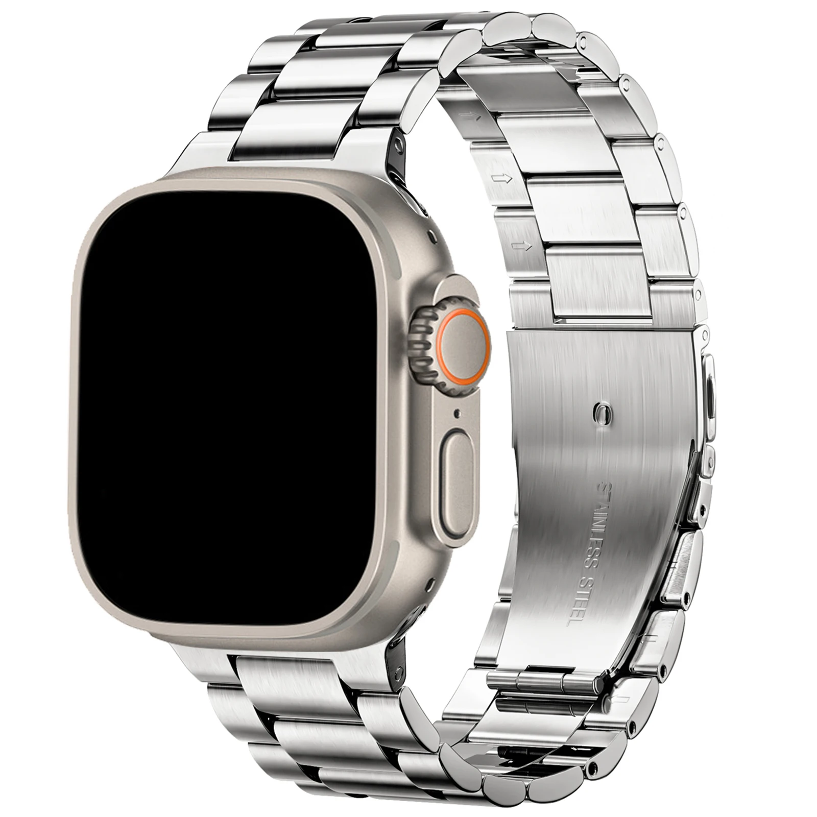 

Metal Strap for Apple Watch Band 9 8 7 45mm 41mm Stainless Steel Bracelet iWatch Series Ultra 2 49mm 6 5 4 3 SE 44mm 42mm 40mm