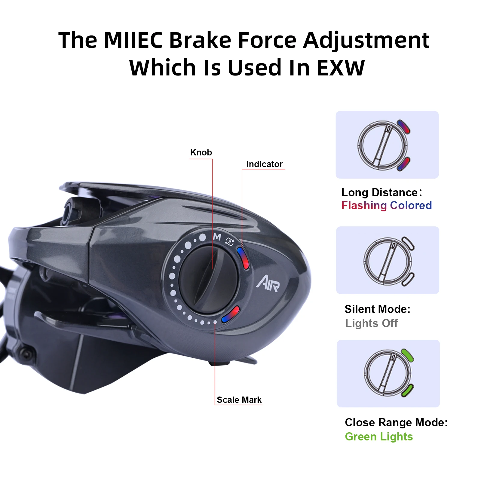 Purelure 新チーターエア 3 モード DC カーボンファイバーフレーム素材