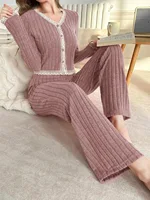 Sleepwear Women Home Wear Set Pajamas Set Woman Big Size Women's Pajamas Pajama Pigma Long Sleeve Winter Sleep Lounge Underwear - Image 6