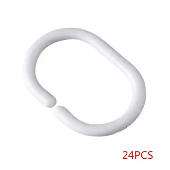 24pcs Plastic Curtain Hooks 1