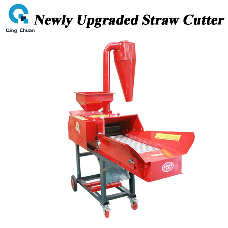 Grass Cutters Household Feed Grinder Straw Kneading Machine Wet and Dry Use Cattle and Sheep Straw Mower 2