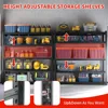 72" H Garage Shelving 2500LBS Heavy Duty Storage Shelves Adjustable 5 Tier Metal Shelves for Storage Garage Industrial Shelving 3