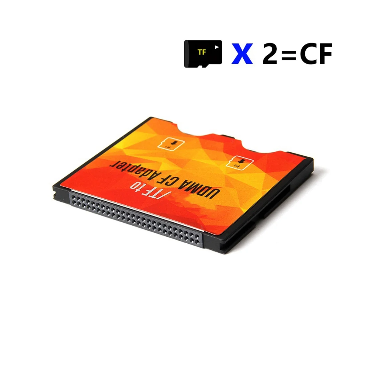 

Двойной адаптер TF-CF для Micro-SD к CF компактный держатель для флеш-карты поддерживает XC TFSD к CF высокоскоростной адаптер для камеры CF