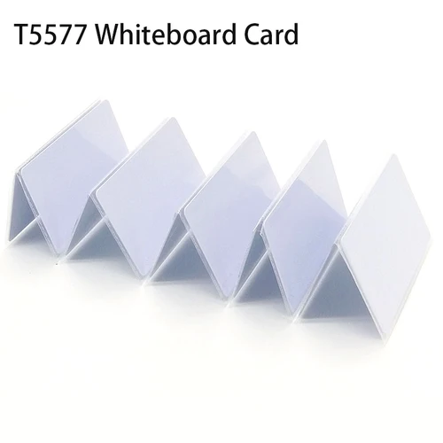 T5577 125KHZ RFID 복사기 근접 재기록 가능 키체인, 휴대폰 스티커, 화이트보드 복제 카드 재기록 가능, 10 개 4