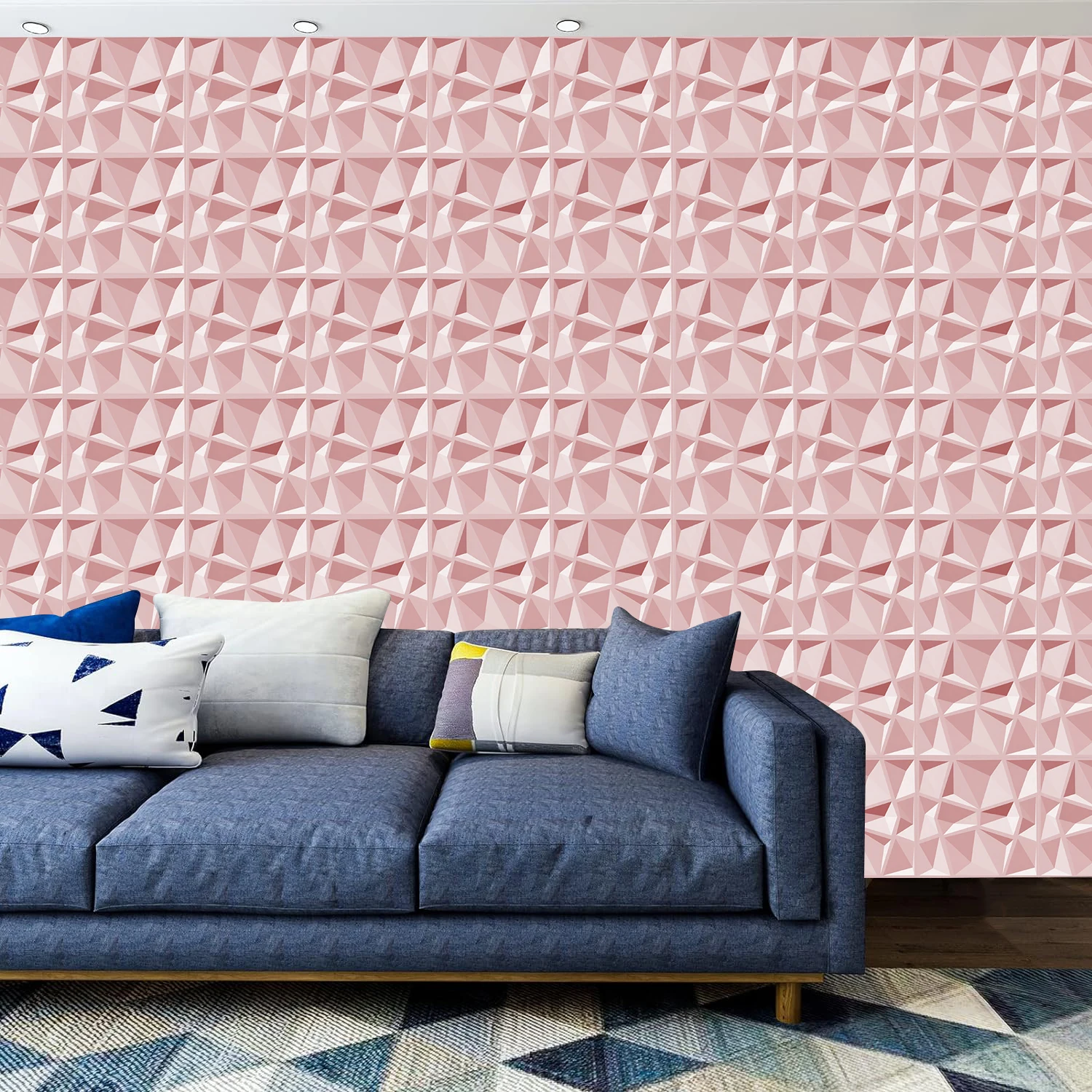 MIX3D Lot De 20 Panneaux Muraux Texturés 3D Pour Décoration Murale