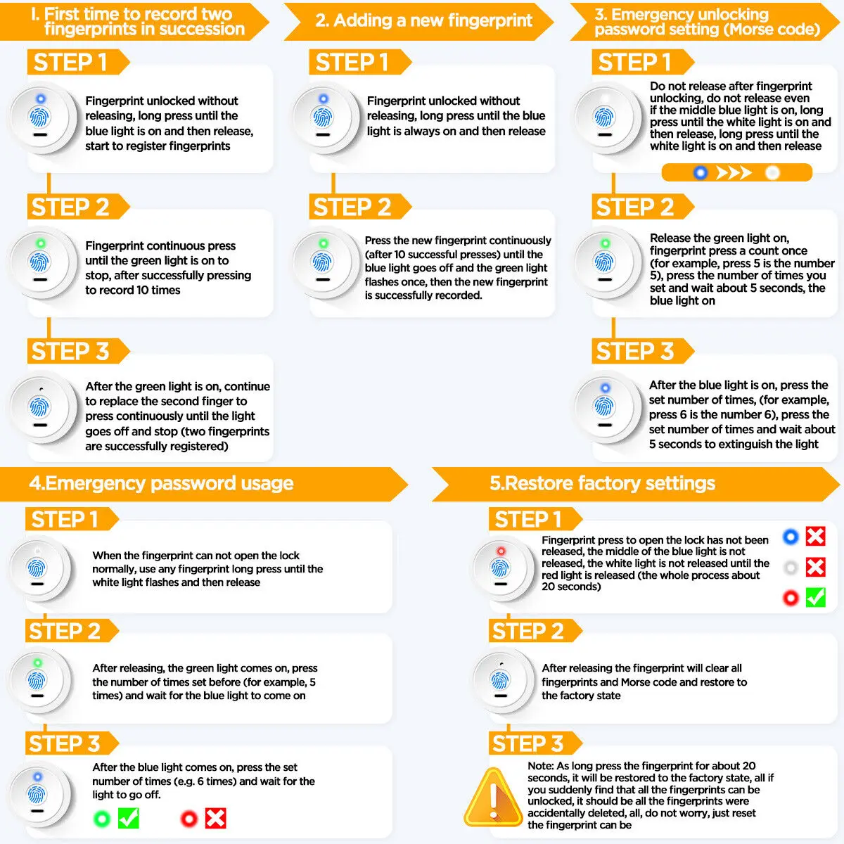 Biometric Fingerprint Safe Box Gun Safe Jewelry Privacy Security Storage Box  Morse Code Lock Box Intelligent Secret Hidden Safe