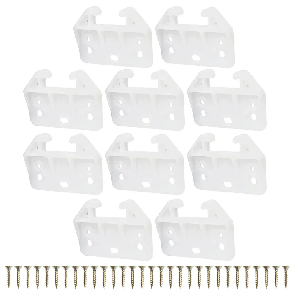 Drawer Slides Track Drawer Guides Plastic Replacement Versatile Usage With Screws Long Lasting