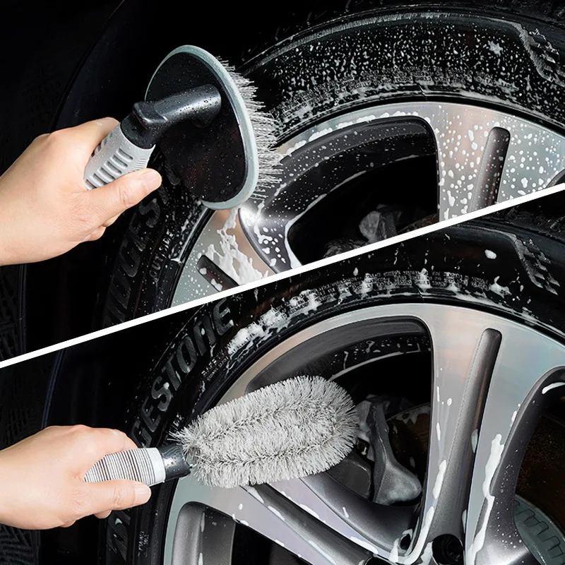 Car Wheel Brush Tire Cleaning Brushes Tools Car Rim Scrubber Cleaner