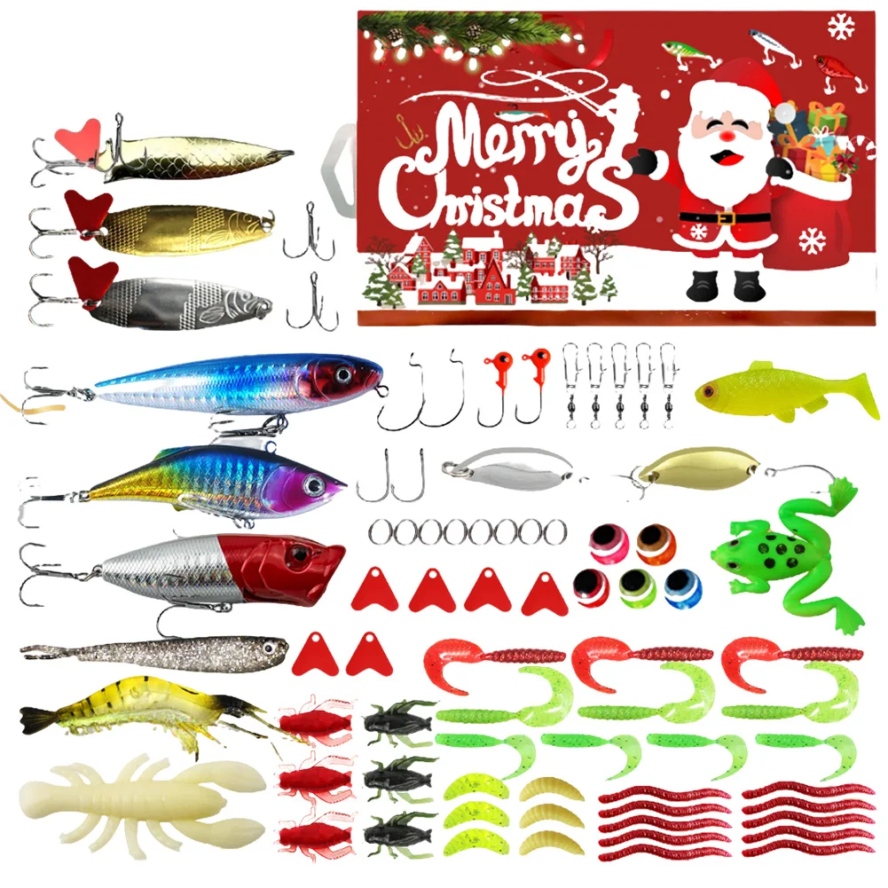 Advent Calendar Fishing Christmas Countdown 24 Days Fishing Set christmas countdown calendar christmas advent calendar fishing advent calendar