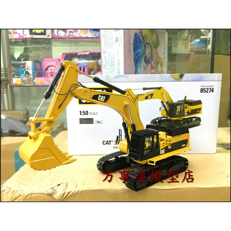

DM Diecast Alloy 1:50 Scale CAT 374D L Engineering Hydraulic Excavator Model Adult Toy Collection Static Display Gift Souvenir
