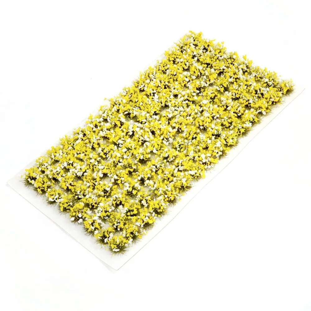 Simulation Miniature Flower Grass Static Tuft for Model Terrain and Railway Scenery Craft