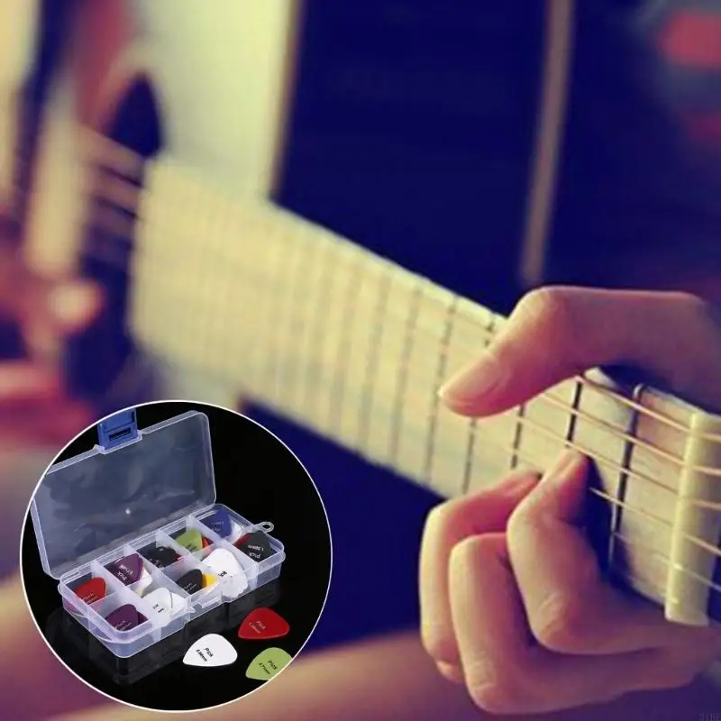 31BE Guitar Pick 40in1 for Case Set Plastic Mix 0.58-1.50 Color Random