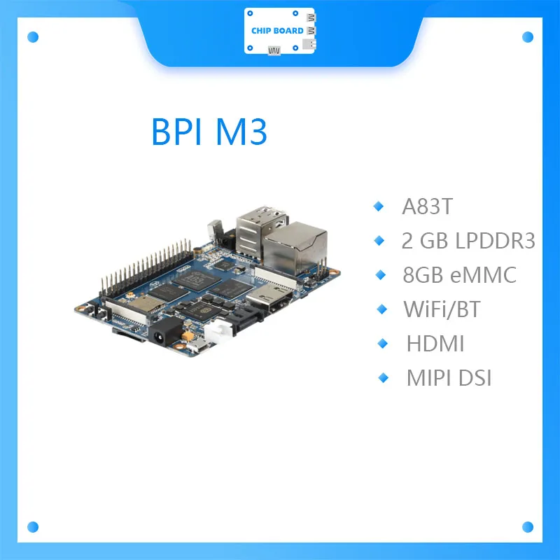 NanoPi M3 Allwinner A83T Octa-core 1.8GHz Powerful CPU board with 8GEMM