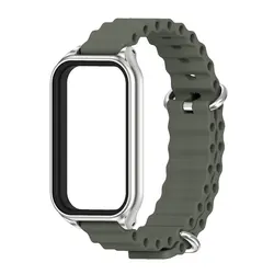 Cinturino sostitutivo in silicone impermeabile per braccialetti fitness