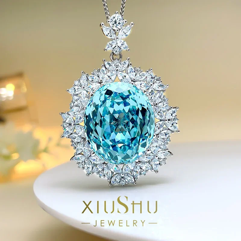 

Desire Heavy Industry, темно-синее сокровище, голубь, искусственное ожерелье, подвеска, цвет огня, взрыв, сверкающее, серебро 925 пробы