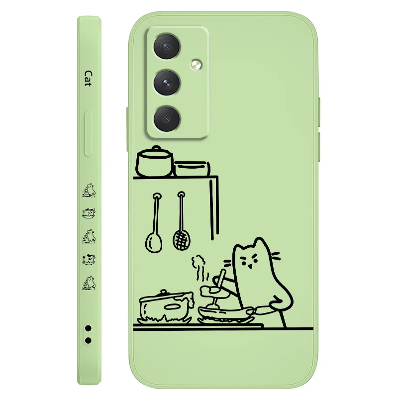 Whimsical Cooking Cat Phone Case - Fun and Protective Cover