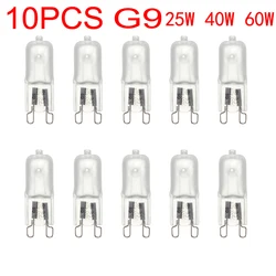 Set of 10 Warm White Halogen Globe Bulbs (25W/40W/60W) - 60w (Frosted)