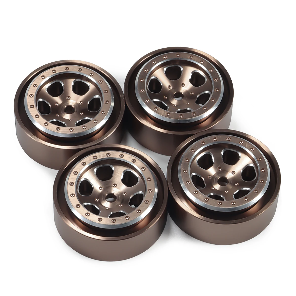 OGRC 1.0 Beadlock Wheel Rims 6-Spoke Rims RC Crawler