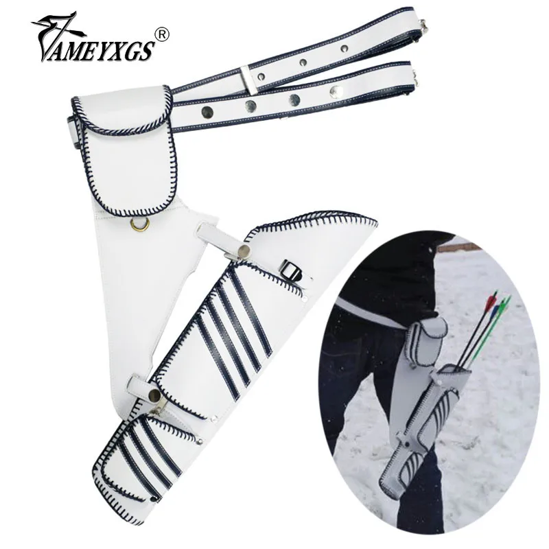 

Archery Arrow Quiver Adjustable Strap Waist Hip Quivers Portable Arrow Bag For Compound/Recurve Bow Hunting Shooting Accessories