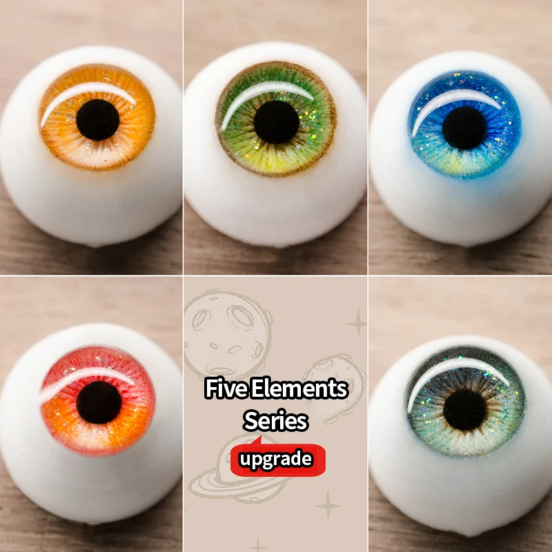 YESTARY BJD Eyes For Toys Dolls Accessories 10/12/14/16/20MM Eye Toy Gypsum  Resin