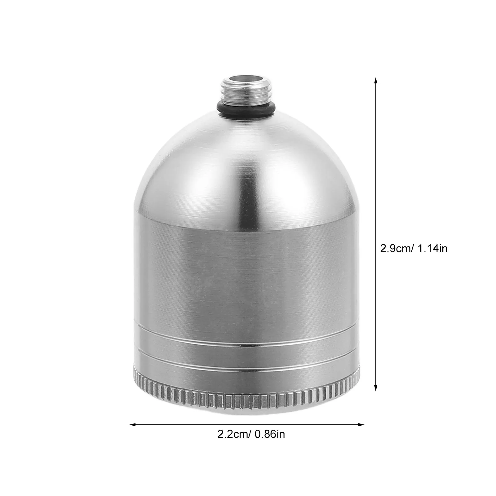 10Ml 에어브러시 페인트 병 에어브러시 용기용 휴대용 금속 교체 컵 리필 가능 분리 가능