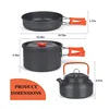 Portable Camping Tableware Cooking Set 2