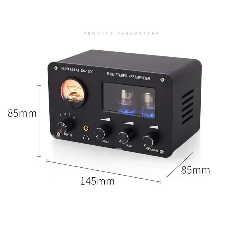 audiophile-tube-preamp-4-input-2-output-hifi-preamp-with-built-in-vu-level-meter-high-bass-adjustment-headphone-amplifier