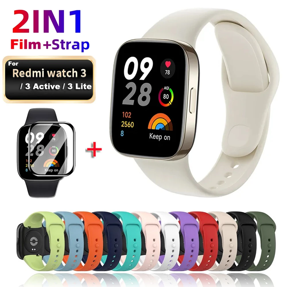 Replacement Watch Strap For Xiaomi Redmi Watch 3 Watchbands Strap For Redmi  Watch 3 Active/Lite Strap Correa Bracelet