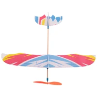 Elastic Rubber Band Powered DIY Foam Plane Model Kit Aircraft Educational Toy 2
