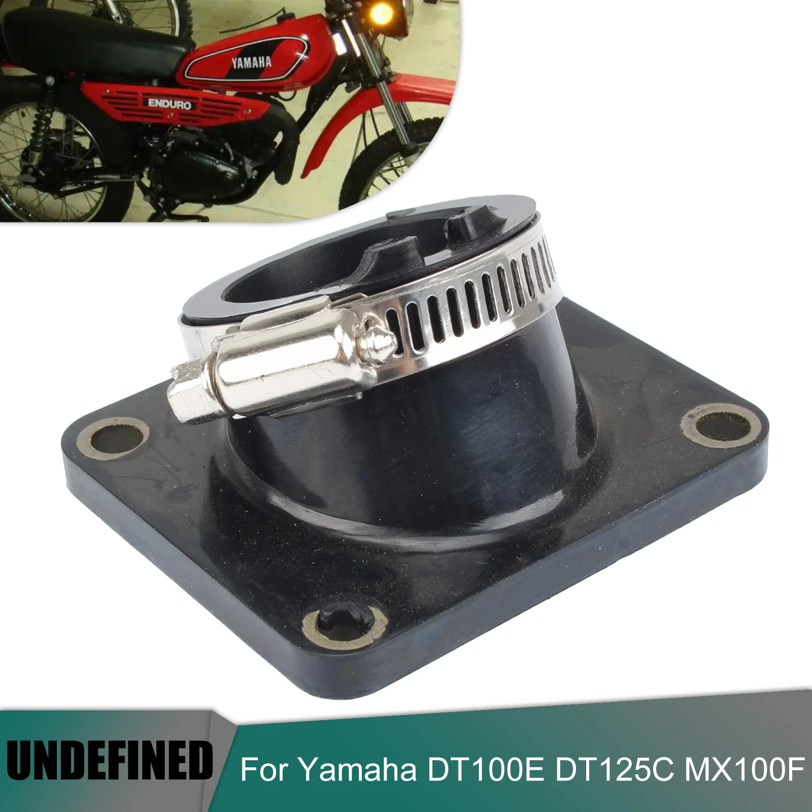 Moto Carburadores Garb Motos Carburatori Adattatore Interfaccia Di Aspirazione Per Yamaha Dt100 1976-1983 Dt125 Mx100 Ag100 Dt 100 125