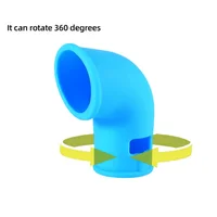 1pc autocuiseur Silicone tuyau d'échappement autocuiseur Silicone vapeur libération vanne autocuiseur échappement Valve Diverte 4