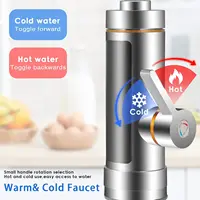 Robinet de chauffage électrique instantané, robinet de chauffe-eau sans réservoir, robinet de chaleur rapide en acier inoxydable pour la cuisine 5