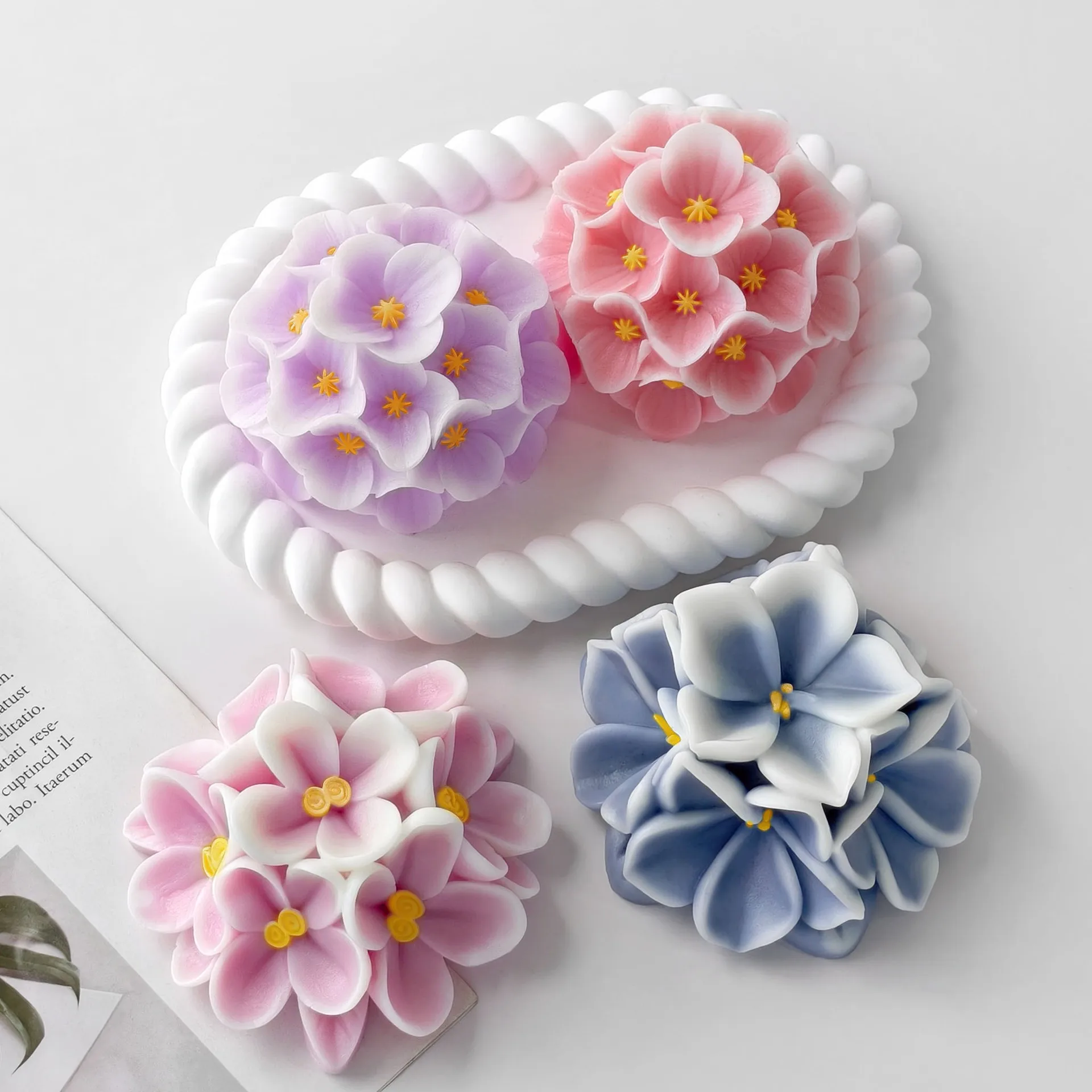 Floral Ball Silicone Mold 5