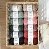 4pcs (50g×4) Kniting Bamboo Cotton Yarn Fiber Warm Soft Natural Knitting Crochet Knitwear Wool Yarn High Quality 1