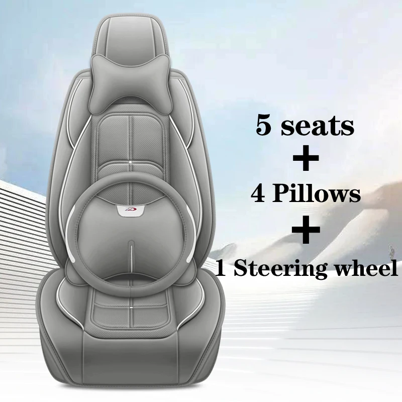 

Universal Car Seat Cover For MG4 Mulan 3 5 6 7 ZS HS Breathable Leather Auto Accsesories Interior Protector Pads 차량용품