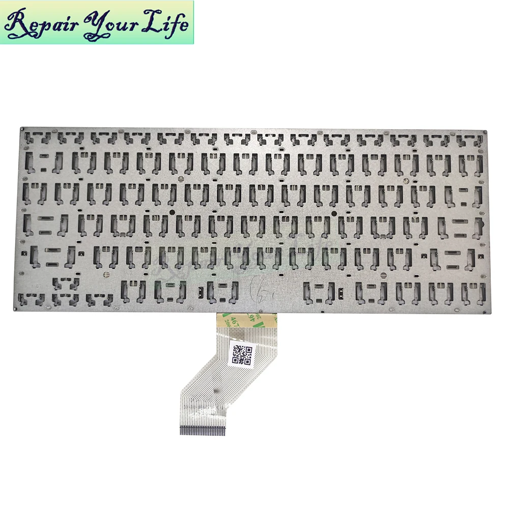 Inglês Russo ru Teclado do Portátil para Enz C16s C16b U33 Xps 13 8808 D0k-v0369b Substituição Teclados An00-eua Novo Dok-v6309b us - Imagem 4