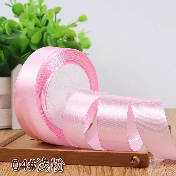 Satin Ribbons 6mm 1cm 1.5cm 2cm 2.5cm 4cm 5cm DIY Crafts Material Valentine's Day DIY Rose Bear satin ribbons