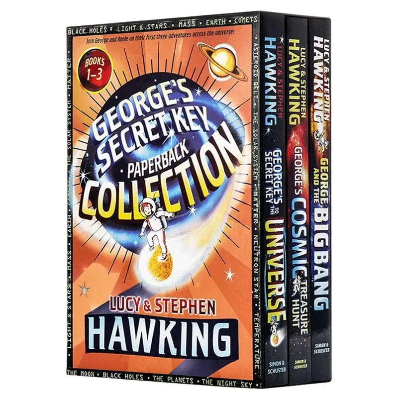 

3 Books/Set George's Secret Key Paperback Collection English Reading Books Children's knowledge of the universe Adventure novel