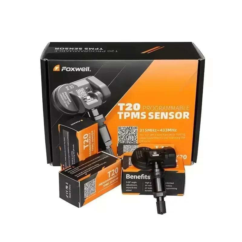 Foxwell T20 TPMS Sensor Programmable Universal 315Mhz 433Mhz Tire