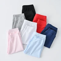 100% Cotton Baby Pants Blank Baby Boy and Girls Legging Colors Kids Trousers Plain Newborn Clothing Muslin Clothes 1