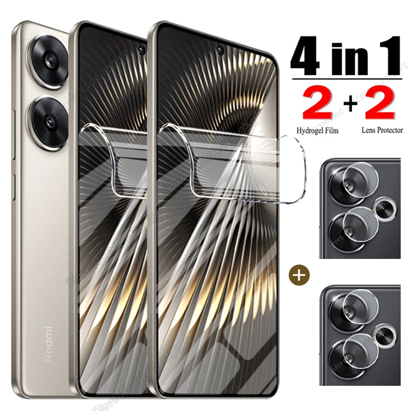 4-in-1 Hydrogel Film Lens and Screen Protectors