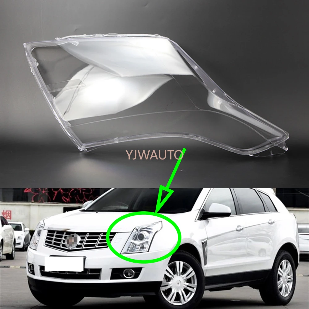 HeadlampLensForCadillacSRX20102015HeadlightCoverReplacementFrontCarLightGlassAuto