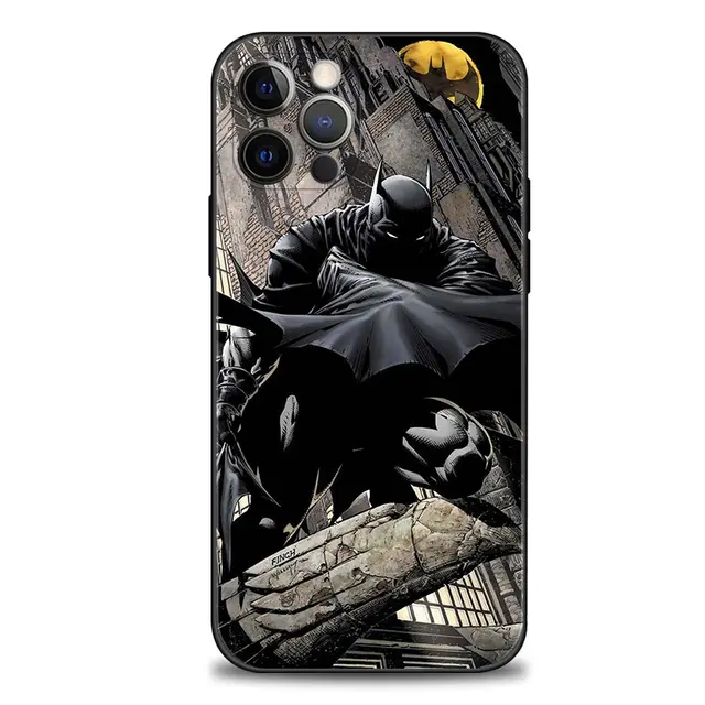 Phone Case for iPhone 13 12 11 Pro Max XR X XS 8 7 6 6S Plus 13mini 5 5S SE 12mini Cover Silicon Coque Batman Cartoon B07