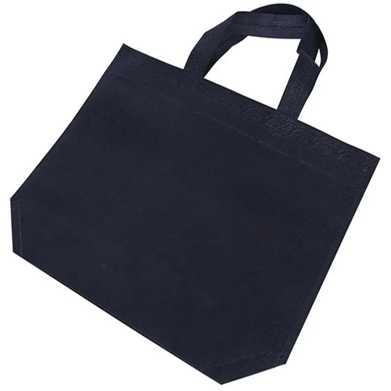 20 Piece Non Woven Fabric Shopping Bag Set with Custom Logo, Durable and Reusable Grocery Tote Bags